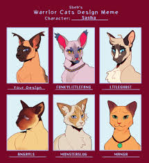 Warrior cats meme by shoelace_rumour. Warrior Cats Design Meme Tumblr