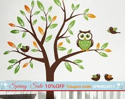off on owl tree wall decal tree