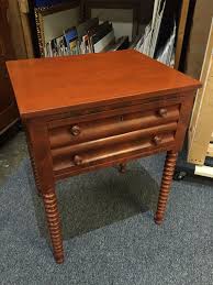 Antique Two Drawer Stand End Table
