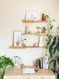 Hardwood Floating Shelf Reversible Wall