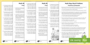 Fractions Of Amounts Worksheets Maths