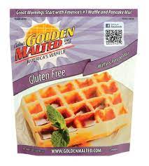 golden malted gluten free waffle