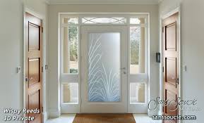 frosted glass front door houzz