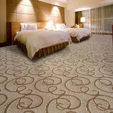 embroidered square hospitality carpets