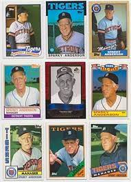 Hall of fame baseball cards: Sparky Anderson 25 Different Baseball Cards Featuring Hall Of Fame Manager Sparky Anderson At Amazon S Sports Collectibles Store