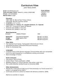 Microsoft Word Resume Template  Blank Resume Templates For    