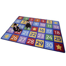 numbers rug soft play and