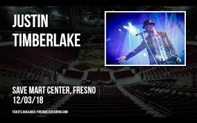 Justin Timberlake Tickets 3rd December Save Mart Center