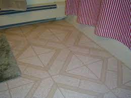 ceramic tiling over linoleum on
