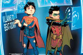 Damian wayne and superboy