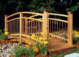 Arched Garden Footbridge Woodworking