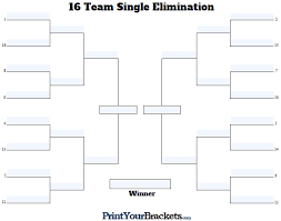 fillable seeded 16 team tournament