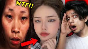 asian makeup transformations tiktok