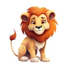 lion cartoon character lion tiger