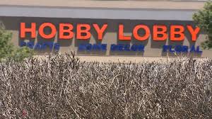 landscape in front of hobby lobby in