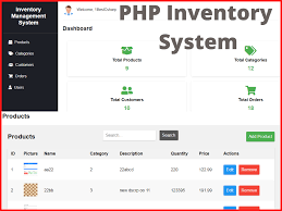 php inventory management system project