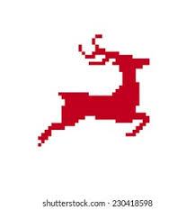 Reindeer Pixel Images, Stock Photos & Vectors | Shutterstock