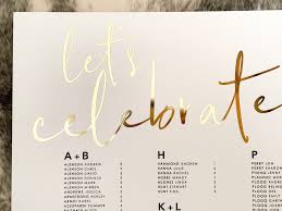Lets Celebrate Seating Chart All Glammed Up With Gold