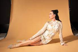 katy perry shows off her footwear brand