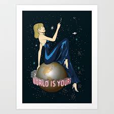 the world is yours scarface art print