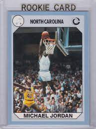 Michael jordan college cards for sale on ebay. Michael Jordan Ncaa College Basketball Rookie Card North Carolina Rc Bulls 23 Ebay