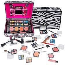 makeup train case with pro makeup set