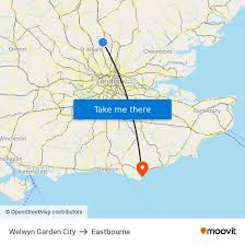 welwyn garden city to eastbourne with