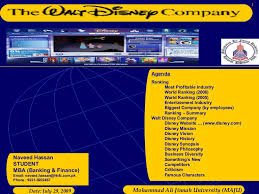 Walt Disney Company  Case Study  SlidePlayer