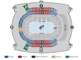 Arizona Coyotes Seating Chart Gila River Arena Tickpick