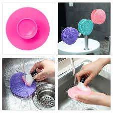 4 packs silicone makeup brush cleaning