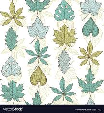 fall diffe leaves vector image
