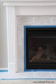 Fireplace Paint Makeover