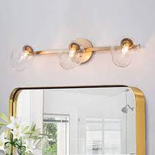 Lnc Modern Vanity Light 3 Light Gold