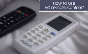 remote of an ac