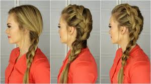 And in the handy dandy guide book that explained how to earn badges, and the secrets of the cookie sale next, make your hair as smooth as possible in the middle section by finger combing your hair back. How To Do A Side Braid 7 Best Video Tutorials For Side Braiding Hair