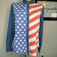 Check spelling or type a new query. Forever 21 Patriotic Button Up Gem