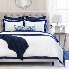 Navy Blue Border Blue Bedroom Decor