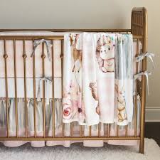 Woodland Girl Crib Bedding Nursery Set