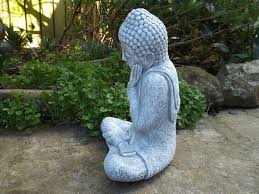 Sitting Buddha Statue Hand On Cheek