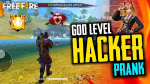 Free fire is ultimate pvp survival shooter game like fortnite battle royale. Free Fire Hacker God Level Prank Garena Free Fire Total Gaming Youtube
