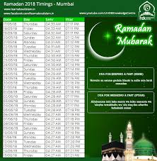 Ramadan Timetable 2018 Updated Ramadan Sehri And Iftar
