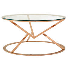 Maybe you would like to learn more about one of these? Rose Gold Allure Round Coffee Table Modern Contemporary Furniture