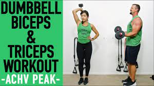 dumbbell bicep tricep workout