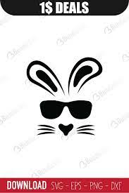 All of our downloads include an image, silhouette file, and.svg file. Bunny Face Easter Svg Download Bundlesvg