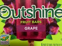 outshine fruit bars g nutrition