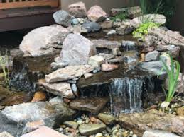 Diy outdoor water feature, a waterfall in the garden. Do It Yourself Waterfall Kits For Backyard Purely Ponds