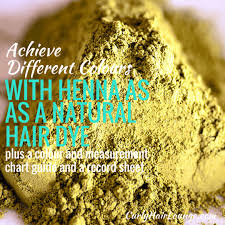 with henna as a natural hair dye