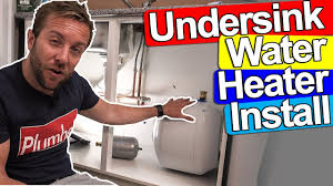 undersink water heater install
