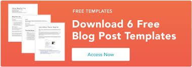 A blog post is relatively short, and using an outline can strangle the flow of writing. How To Write A Blog Post A Step By Step Guide Free Blog Post Templates