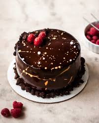 chocolate and raspberry mousse cake